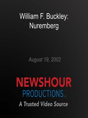 cover image of William F. Buckley